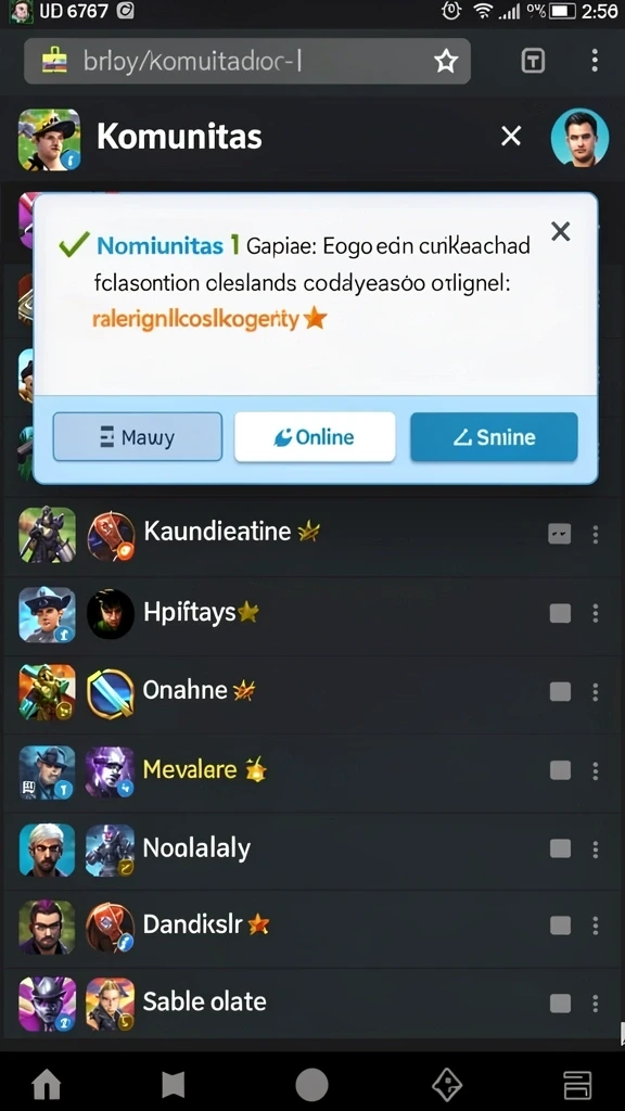 Screenshot minislot nomor 1